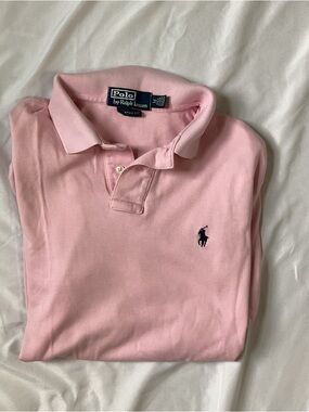 Polo by Ralph Lauren PInk Logo Men’s POlo Shirt Size M